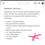 Dolce Vita Lassie Western Boots Photo 7