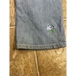 Vintage The Quacker Factory Blue Jeans Womens Size 10 Floral Embroidered Cotton Photo 7