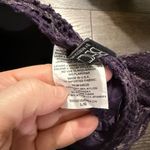 Becca  Women’s Large Top Medium Bottom Purple Crochet Swim Set Photo 4