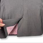 Anne Klein Womens Blazer Taupe Gray Lined Office Business Careerwear Work Size 4 Photo 7