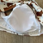 SheIn Womens Brown/White Cow Print Bikini - M Photo 4