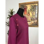 INEAR Los Ángeles Women’s Sheath Dress SM Long Sleeve Formal Corpcore Minimalist Purple Photo 7