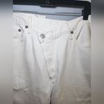 AGOLDE  High Rise Straight Jeans Women's 33 White Crossover Waist Detail NWT Photo 10