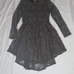 Altar'd State  long sleeve black goth lace dress Photo 0