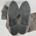 Lime Light Joaquin Faux Suede Studded Knee High Tall Gray Riding Boots Size 9 Brown Photo 9