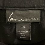 Lane Bryant  Women's Black Draped Knee Length Skirt Size 14/16 Photo 4