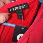 EXPRESS  Red Ruffled‎ Backless Tank Top Photo 1