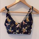 Aerie OFFLINE Floral Plunge Sports Bra Size Small S Photo 0