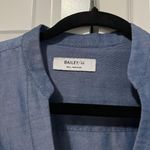 Bailey44 Baily 44 Jasmine Blue Long Sleeve Chambray Wrap Dress (Size S) Photo 3