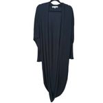Maison De Papillon Quiet Luxury Silk Cashmere Cocoon Cardigan XS Black Minimal Photo 1
