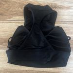 H&M  Hugh neck strappy black sports bra Photo 3