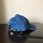 Karl Lagerfeld Denim Baseball Cap With Logo Keychain, NWT Photo 8
