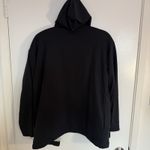 Eddie Bauer Women's Medium Black Sherpa Open Front. Hoodie Sweater Pockets Soft Photo 5