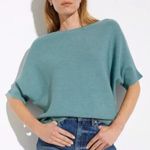 The Reset R Label Essential Pullover Wool Dolman Short Sleeve Sweater MAROON Photo 0