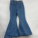 Wild Fable Flair Bell Bottom Jeans Womens 8 retro Boho Hippie Button Fly 90s Y2K Photo 1