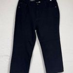 Umgee  Black Wide Leg Cropped Jeans Women’s 7 Casual Classic Denim New Photo 0
