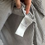 CLOSED Classic Oversized Stripe Shirt White and Grey Size Small Photo 7