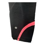 Lululemon Run: Inspire Crop II Leggings – Size 10 – Black / Hot Pink Photo 3