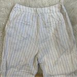 7 For All Mankind white striped trousers women size 4 Photo 4