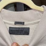Abercrombie & Fitch Abercrombie soft a&f crewneck oversized sweatshirt pullover beige two tone block Photo 1