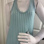 Caution to the Wind  Women's Sleeveless Midi Dress Green White.  B11 Photo 3