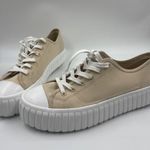 H&M Shoes Women US 11 Beige/Tan Chunky Block Platform Sneakers Ladies Photo 0