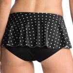 Spanx  Firty Skirted Swim Bottom ~ Black ~ 8 ~ NWT in poly bag! Photo 4