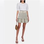 Veronica Beard  Aloya Smocked Gingham Skirt Size Large Photo 1