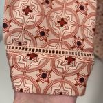 Avec Les Filles  Geometric Print Long Sleeve Romper Size Medium EUC Photo 3