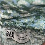 ZARA Floral Print Linen Blend Jumpsuit(Size Medium) Photo 8