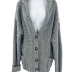 Urban Outfitters POL Sherpa Hooded Button Front Cardigan Sweater Photo 0