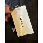 frame denim FRAME Shorts Women XS Black Le Beau Linen Cuffed NWT Lagenlook‎ Preppy Summer Photo 8