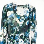 ZARA  Floral Gathered Mini Dress M Photo 3