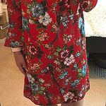 City Streets floral red dress Photo 0