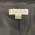 Casual Corner pants dress suit black & white sz 4 Photo 13