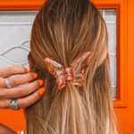 Large Butterfly Hair Claw Clips Photo 1