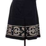 Loft ANN TAYLOR Women's Slightly A-Line Skirt Embroidered Bow Tie SK15824 Work Photo 0