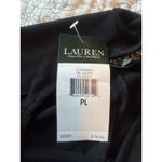 Ralph Lauren Lauren Cold Shoulder Tunic Top Long Sleeve Casual Blouse Black PL Photo 8
