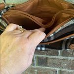 New Directions Brown Plaid Crossbody Bag Photo 2