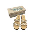 Easy Street Susi Natural Woven Women's Slip On Sandal Size 9 M New In Box Photo 1