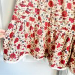 RIXO Laney Floral Mini Babydoll Dress Red Size 10 Photo 8