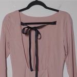 Reformation  Blush Pink Avant Dress – Size L – NWT Photo 4