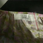 TALULAH  Women's Shirt With Tie Neck L Pink and Green Photo 1