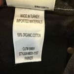 AGOLDE  Parker Jean Cut Off Shorts Trance Black Denim Distressed High Rise 33 Photo 8