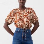 Banana Republic  linen blend tied hem top Photo 0