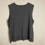 Charter Club  Womens Sleeveless Charcoal Gray Silk Blend Sweater Vest Tank Sz 3X Photo 4