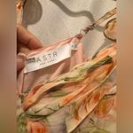 ASTR The Label Coral Floral Fritillaria Maxi Dress SZ Small Boho Wedding Guest Photo 8