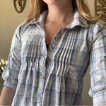 Baby Phat  Light Blue Plaid Shirt Photo 6