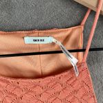 Kimchi Blue  Swing Mini Dress Women’s S Orange Halter Lace Y2K Chic Soft Festival Photo 2