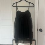 Lucy in the Sky Baby Doll Dress in Black Chiffon M Photo 1